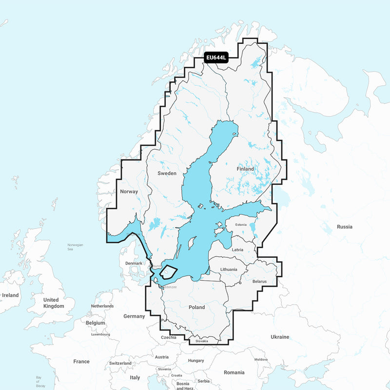 Garmin Navionics+ NSEU644L - Baltic Sea - Marine Chart [010-C1273-20]-Angler's World