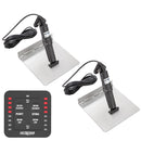 Lectrotab XKA Stainless Steel Trim Tab Kit w/One-Touch Control - 12 x 18 [XKASL12X18]-Angler's World