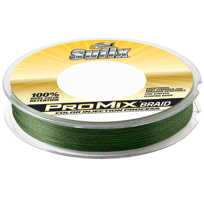 Sufix ProMix Braid - 50lb - Low-Vis Green - 300 yds [630-150G]-Angler's World