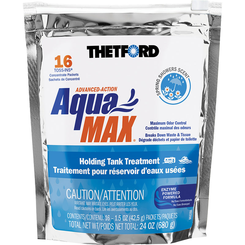 Thetford AquaMax Holding Tank Treatment - 16 Toss-Ins - Spring Shower Scent [96631]-Angler's World
