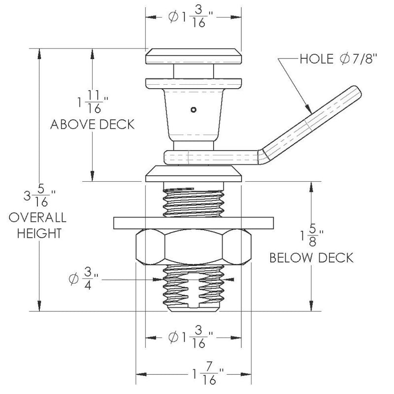 TACO Quick Release Fender Lock Kit [F16-0200-1]-Angler's World
