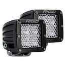 RIGID Industries D-Series PRO Flood Diffused Surface Mount Black Light - Pair [202513]-Angler's World
