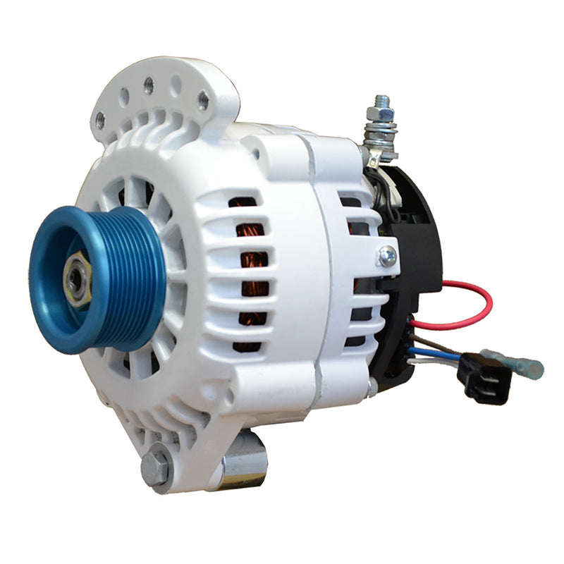 Balmar Alternator 120 AMP 12V 1-2" Single Foot Spindle Mount J10 Pulley w/Isolated Ground [621-120-J10]-Angler's World