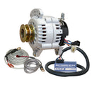 Balmar Alternator 120 AMP Kit 12V 3.15" Dual Foot Saddle Dual Vee Pulley Regulator Temp Sensor [60-YP-MC-120-DV]-Angler's World