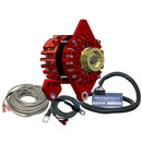 Balmar Alternator 170 AMP Kit 12V 4" Dual Foot Saddle K6 Pulley Regulator Temp Sensor [XT-DF4-170-K6-KIT]-Angler's World