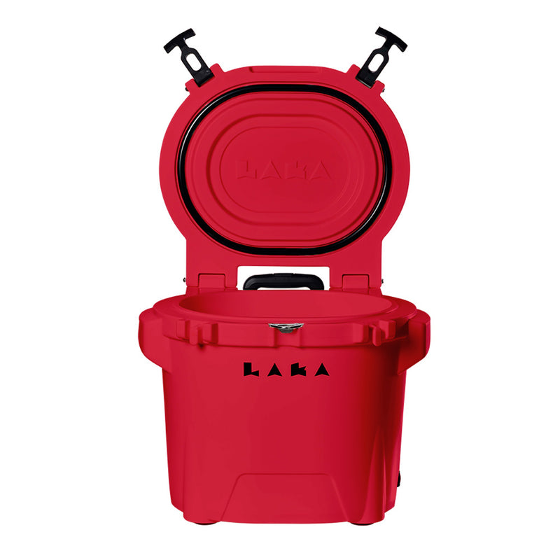 LAKA Coolers 30 Qt Cooler w/Telescoping Handle Wheels - Red [1089]-Angler's World