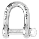 Wichard Self-Locking D Shackle - 12mm Diameter - 15/32" [01206]-Angler's World