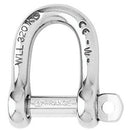 Wichard Not Self-Locking D Shackle - 14mm Diameter - 9/16" [01207]-Angler's World