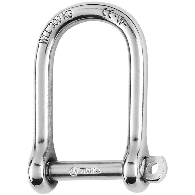 Wichard Self-Locking Large Opening Shackle - 6mm Diameter - 1/4" [01263]-Angler's World
