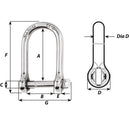 Wichard Self-Locking Large Opening Shackle - 10mm Diameter - 13/32" [01265]-Angler's World