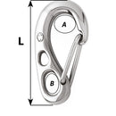 Wichard HR Safety Snap Hook - 100mm Length - 3-15/16" [02382]-Angler's World