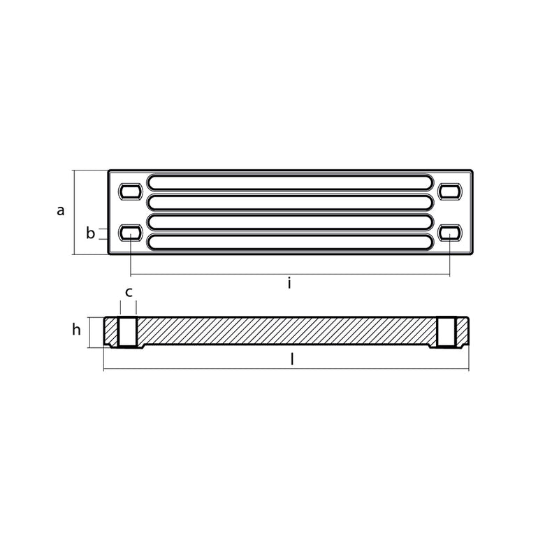 Tecnoseal Zinc Yamaha Bar Anode f/Engine Bracket [01112-1]-Angler's World