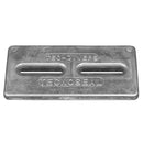 Tecnoseal Rectangular Zinc Plate Anode w/Inserts - 12" x 6" x 1" [TEC-DIVERSD]-Angler's World