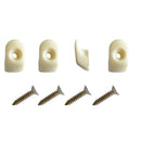 Blue Performance White Hooks Screws - 4 Pieces [PC980]-Angler's World