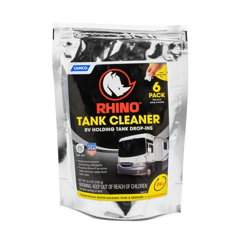 Camco Rhino Holding Tank Cleaner Drop-INs - 6-Pack [41560]-Angler's World