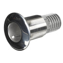 Attwood Stainless Steel Thru-Hull Standard Straight Barbed - 1-1/2" Inner Diameter [66551-3]-Angler's World