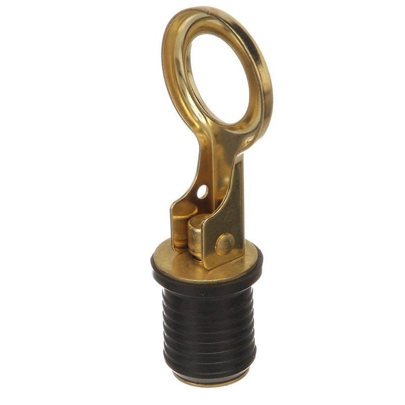 Attwood Snap-Handle Brass Drain Plug - 1" Diameter [7524A7]-Angler's World