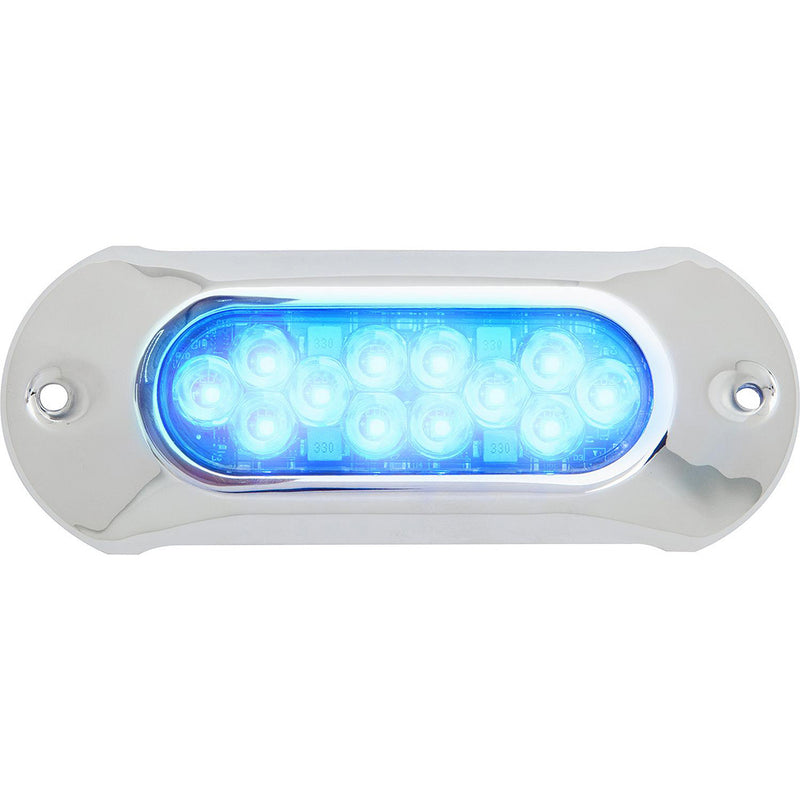 Attwood LightArmor HPX Underwater Light - 12 LED Blue [66UW12B-7]-Angler's World
