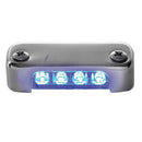 Attwood Blue LED Micro Light w/Stainless Steel Bezel Vertical Mount [6350B7]-Angler's World