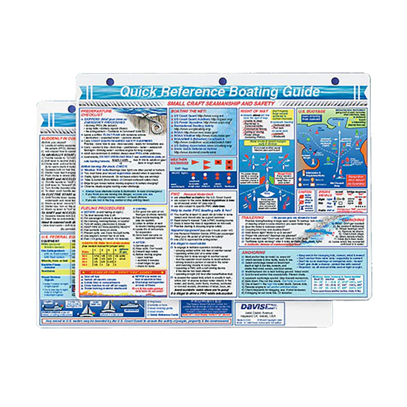 Davis Quick Reference Boating Guide Card [128]-Angler's World