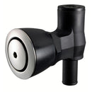 Attwood 90 P-Trap Fuel Tank Vent - Flush Mount - Black w/Stainless Steel Vent Head [1674-6]-Angler's World