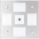 Sea-Dog Square LED Mirror Light w/On/Off Dimmer - White Blue [401840-3]-Angler's World
