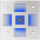 Sea-Dog Square LED Mirror Light w/On/Off Dimmer - White Blue [401840-3]-Angler's World