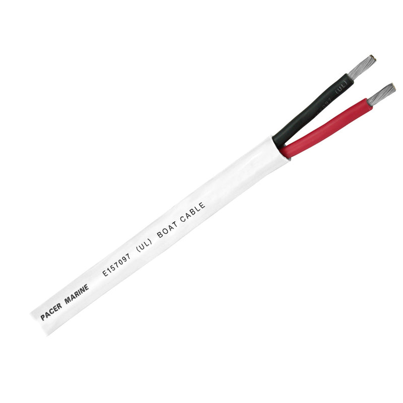 Pacer Duplex 2 Conductor Cable - 250 - 14/2 AWG - Red, Black [WR14/2DC-250]-Angler's World