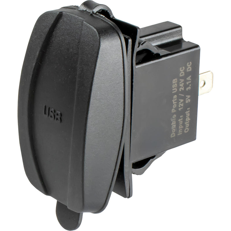 Sea-Dog USB USB-C Rocker Switch Style Power Socket [426521-1]-Angler's World