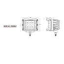 RIGID Industries D-SS Spot w/Amber Pro Lens - Pair [262214]-Angler's World