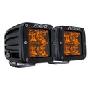 RIGID Industries D-Series Spot w/Amber Pro Lens - Pair [20252]-Angler's World