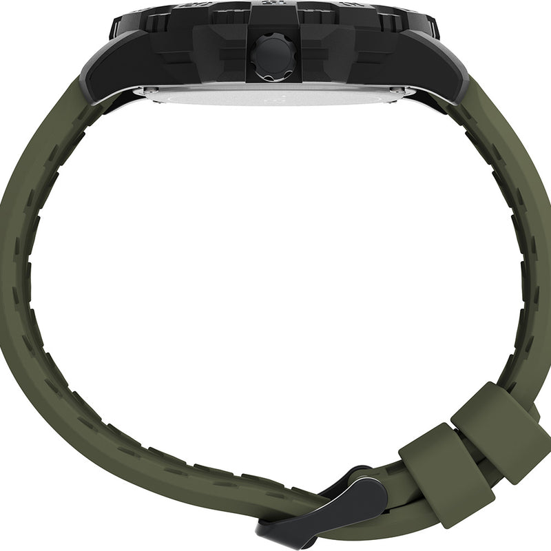 Timex Expedition Gallatin - Green Dial Green Silicone Strap [TW4B25400]-Angler's World
