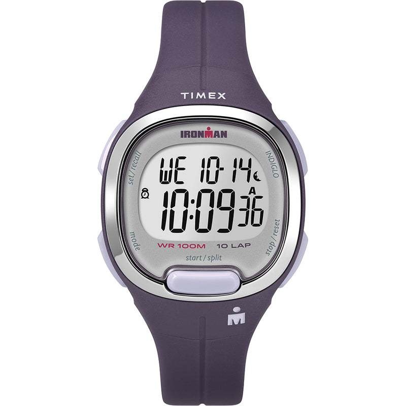 Timex Ironman Essential 10MS Watch - Purple Chrome [TW5M19700]-Angler's World