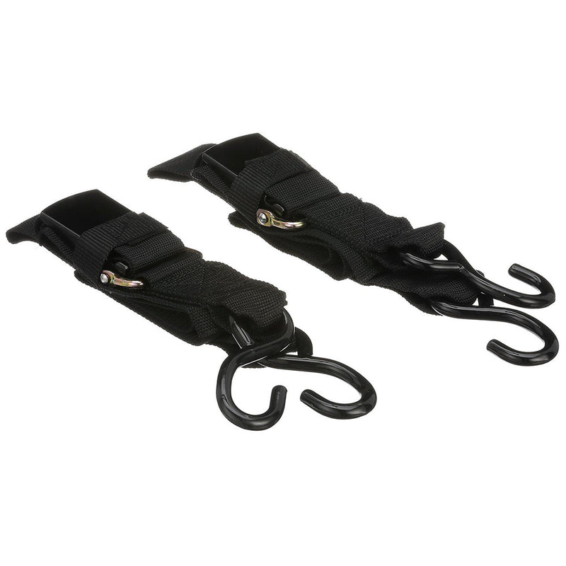 Attwood Quick-Release Transom Tie-Down Straps 2" x 4 Pair [15232-7]-Angler's World
