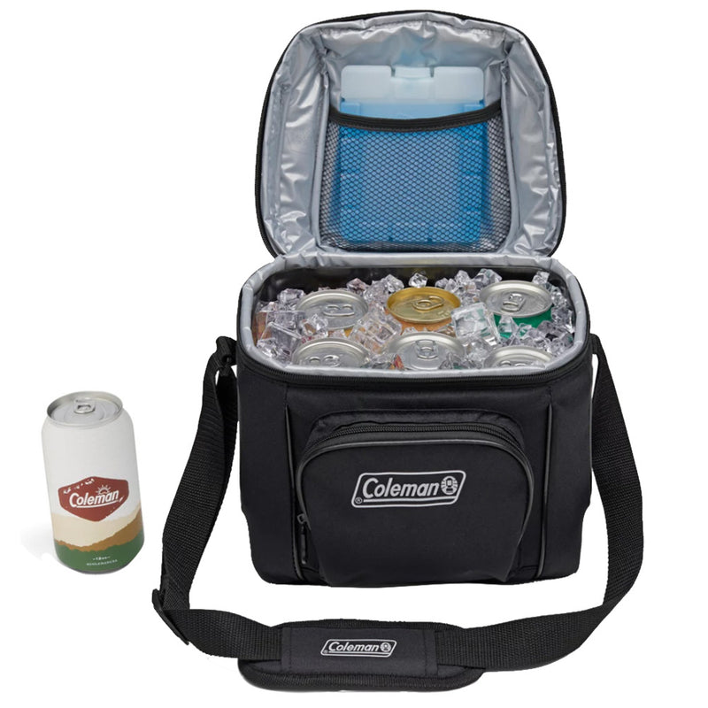 Coleman CHILLER 9-Can Soft-Sided Portable Cooler - Black [2158131]-Angler's World