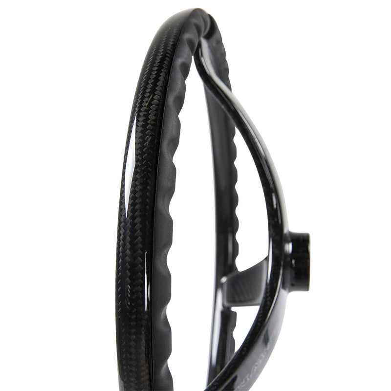 Lewmar Power Grip Carbon Fiber Wheel [89700924]-Angler's World