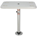 Springfield 16" x 28" Rectangle Table Package - White Thread-Lock [1690107]-Angler's World