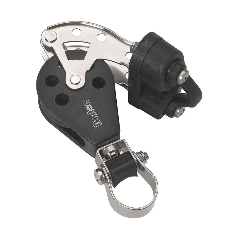 Barton Marine Size 3 Stanchion Lead Block - Single w/Becket Cam Cleat [N03591]-Angler's World